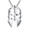 PDTJMTG Spartane - Collana da uomo, in argento 925 Spartan, per padre e figlio