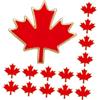 Beavorty 24pcs Canadian Pin Maple Leaf Bass Pin Ringraziamento Battaglia in Metallo Backge Metal Backge