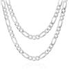 STERLL Collana Da Uomo In Argento 925 Sterling Con Chiusura A Moschettone Rivestimento Antiappannamento E Scatola Regalo