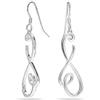 LeCalla Orecchino a goccia in argento 925 | Orecchini a goccia lineari leggeri LeCalla 925 Orecchini a goccia lineari | Orecchini pendenti in argento Gioielli ipoallergenici