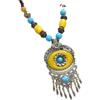 YOPI Collana lunga a campana in stile etnico bohémien retrò Xizang for donna - Accessorio for maglione con catena a clavicola