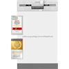 Exquisit Lavastoviglie EGSP2109-EB-030E inox | Lavastoviglie parzialmente integrata 45 cm | LED | 9 controsoffitto | Lavastoviglie 45 cm parzialmente integrata