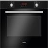 Amica EBX 943 610 SM Forno/Nero opaco/Capacità di cottura 77 litri / 9 funzioni (ad esempio ricircolo, calore superiore o inferiore), timer, estrattore telescopico