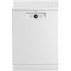 Beko BDFN26441WC - Lavastoviglie autoportante, per 14 controsoffitti, 3 lavelli igienici, Quick&Clean, innovativo sistema a spruzzo con tre bracci spray, colore: Bianco