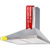 Amica KH 17286-3 E cappa aspirante Cappa aspirante Acciaio inossidabile 618 m³/h A