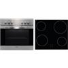 Amica EHC 12516 E - Set da incasso con piano cottura in vetroceramica, SCHOTT CERAN® - Acciaio inossidabile