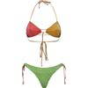 F**K Bikini Donna Triangolo con Slip Regolabile Gold SW0160-GD