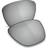 TRUSHELL Lenti polarizzate di ricambio per occhiali da sole Oakley Leffingwell OO9100, argento specchiato, polarizzate