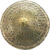 BOGEEL Cappello cinese di paglia orientale cappello leggero e traspirante cappello da pesca agricoltore parasole fatto a mano
