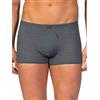 ZD ZERO DEFECTS Boxer da uomo, in cotone egiziano, modello Shorty, ZD, colori e taglie disponibili dalla S alla 2XL grafite Large