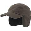 Magracy, Cappello da baseball da uomo, impermeabile, invernale, con visiera e paraorecchie, Verde militare, Taglia unica