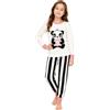 A2Z 4 Kids Ragazze Ragazzi Natale Pigiama Bambini Pjs 2 Pezzo Festive Set Ya Filthy Animale Santa Stampare Marina Lounge Abito per Bambini Unisex Cima Fondo Pigiama Loungewear Regali età 2-13 Anni