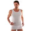 Liabel, 3 Maglie Canottiere Uomo a Manica Corta in Puro Cotone 100% Supima, Modello Aria Colore Bianco.