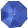 YUKERMARB Ombrello testa 65 cm, poliestere + materiale ferroso, con adesivo argento, scheletro forte, cappello pieghevole ombrello copricapo alla moda, per esterni, Blu
