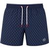 Bugatti Giovanni 428969 - Costume da bagno da uomo, blu navy con motivo, XXL