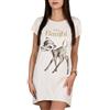 sarcia.eu Disney Camicia da Notte da Donna, 100% Cotone, Maglietta da Notte per L'Estate (Disney Bambi, XL)