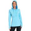 BASSDASH Felpa con cappuccio da donna UPF 50+, per escursionismo, pesca, UV, a maniche lunghe, traspirante, leggera, elasticizzata