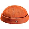 WEROR Dockercap Uomo - Berretto da pescatore - Berretto da marinaio - Berretto in cotone - lavorato a maglia - WEROR-450.1, ruggine, Taglia unica