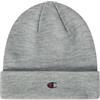 Champion Lifestyle Caps (806065) - Recycled Acrylic Knitted Yarn Embroiedered C-Logo Berretto, Grigio Melange (NOXM), Taglia Unica Unisex - Adulto FW24