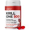 VITATIV Olio di Krill Omega 3 500 mg con EPA e DHA, 120 Softgel | 40% Fosfolipidi Pari a 200 mg, 100 mcg Astaxantina Naturale, 13,45 mg di Colina, 1 Capsula al Giorno, 4 Mesi di Fornitura