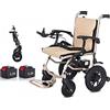 XNASU Sedia A Rotelle Elettrica Adulti Leggera Pieghevole Intelligente 14 Kg, Alimentazione Disabili Joystick Elettrica Impieghi Gravos Doppia Funzione, Alimentazione Elettrica O Sedia Rotelle Manuale