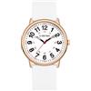 CHEETAH Orologio da Polso Donna con Movimento al Quarzo di Precisione: Orologio Donna con Lancette Luminose e Lancetta dei Secondi - Impermeabile 3ATM con Cinturino in Morbido Silicone