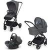Foppapedretti Sistema combinato tictoc pro disk infant rekline stone + adattatore - foppapedretti