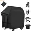 VFANDV Copertura Barbecue, 210D Oxford, da Esterno Impermeabile Telo Copri Barbecue, Nero, 145x61x117cm