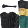 JOIEYOU - Pannello per protezione della privacy in PVC, recinzione frangivista, copertura per balcone con fascette di plastica, protezione dalla privacy, 160 x 400 cm, colore: antracite