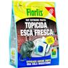 Flortis topicida esca fresca. Veleno per topi. Esca rodenticida per trappole topi. Efficace contro topolino domestico e ratto grigio. Agisce anche dopo una sola ingestione. 15 esche da 10g pronto uso.