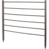 UNUS Supporto per piante rampicanti in legno, altezza 100 cm, grigio, resistente alle intemperie, per giardino e serra, facile da montare
