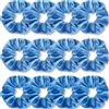 IVARYSS Elastici per capelli azzurri in velluto, elastici per capelli morbidi di velluto di prima qualità, fasce elastiche spesse a colori solidi, accessori per capelli per donne e ragazze, confezione