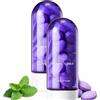Generico Compresse di dentifricio viola per i denti, rinfrescano l'alito e rimuovono le macchie - 30