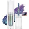 Jutqut Ombretto liquido camaleonte, ombretto glitter blu
