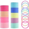 jjshund 100 Elastici Per Capelli, 4,3 Cm, 6 Colori, Per Donna E Bambina