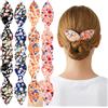 Guduling 6 pezzi Hair Bun Maker, noduli flessibili, per ragazze e donne, per capelli riutilizzabili