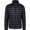 Evoga Giubbotto piumino uomo Biker in piuma d'oca Autunno Inverno casual Impermeabile (L, Verde)