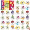 SCIONE 52 Pezzi Mini Spinner Personaggi Cartoon - Plastica Resistente, Giocattoli Sensoriali Silenziosi per Bambini- Regali per Borse Festa, Premi Scolastici, Regali di Compleanno, Antistress