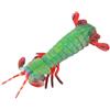 SZLIFE Granchio Realistico Figurina Animale Marino Modellino Cephalopode Giocattolo Decorazione PVC Resistente Adatto a Collezionismo Insegnamento, Mantide Pavone
