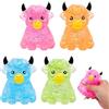 exatta 4 Pezzi Squeeze Giocattoli,Mucca Squeeze Toy,Squishy Antistress,Squishys | Squeeze Giocattoli,Mucca Squeeze Toy,Squishy Antistress,Squishys,Squeezes Toys,Anti Stress Giocattolis,per Spremere Rilassare