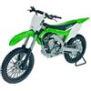 Generisch Welly Modello Moto Compatibile con Kawasaki KX 250F Verde 1:10 1/10 Metallo Modello Il Cast Nuovo in Scatola