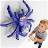 Cooldele Wall Crawling Spider, Rechargeable Remote Control Robot Kids Toys, Wall Climbing Funny Prank Toys Birthday Gifts for Boys & Girls Ages 5 and Up (Blue)