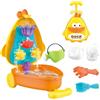 KUKUTrue® Valigetta A Tiro Con Anatra Giocattolo Acqua E Sabbia Per 3 4 5 6 7 8, Set Da 6 Pezzi, Tavolo Da Gioco Acqua, Giocattolo Da Spiaggia Per Bambini, Regalo 3-8