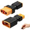 Fizzpick 2 adattatori XT60 maschio a XT90 femmina e XT90 maschio a XT60 femmina, convertitore di batteria per auto RC, drone e quadricottero per caricare e collegare