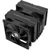 THERMALRLGHT TR-Thermalright Peerless Assassin 140 Nero- Raffreddatore CPU Double Tower con 6 heatpipes, doppia ventola PWM da 1500 RPM, per AM5/AM4, Intel lga1851/1700/115X/1200/2011