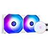 THERMALRLGHT TR-Thermalright AQUA ELITE 240 White Liquid CPU, Raffreddamento 240mm Aio,doppia ventola PWM Low Noise-ARGB, per AM4/AM5, Intel LGA1851/1700/115x/1200/2011(Bianco)