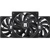THERMALRLGHT TR-Thermalright TL-C12C X3 - Ventola PWM per CPU da 120 mm, raffreddamento silenzioso, 1550 giri/min, confezione da 3, colore nero, può essere accoppiata con il dissipatore del telaio/CPU
