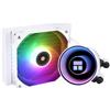 THERMALRLGHT TR-Thermalright Frozen Notte 120 ARGB White Flüssigkeits-CPU-Kühler-Unendlicher Spiegel-Lichteffekt, 120 mm Aio-Kühlung, PWM-Lüfter-2000RPM, für AM4/AM5, Intel LGA1851/1700/115x/1200