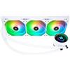 THERMALRLGHT TR-Thermalright Frozen Notte 360 White ARGB V2 Refrigeratore a Liquido per CPU con Effetto Luce Specchio Infinito, 360mm Aio, 3 Ventole PWM da 2000RPM, per AM4/AM5, Intel LGA1851/1700