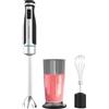 Cecotec Frullatore a Immersione XL PowerGear 1500 XL Cream. 1500W, Asta Extra Lunga, 21 Velocità + Turbo, Soft Touch, Antischizzi, Accessori Inclusi, Vaso 800ml, Facile da Usare e Pulire